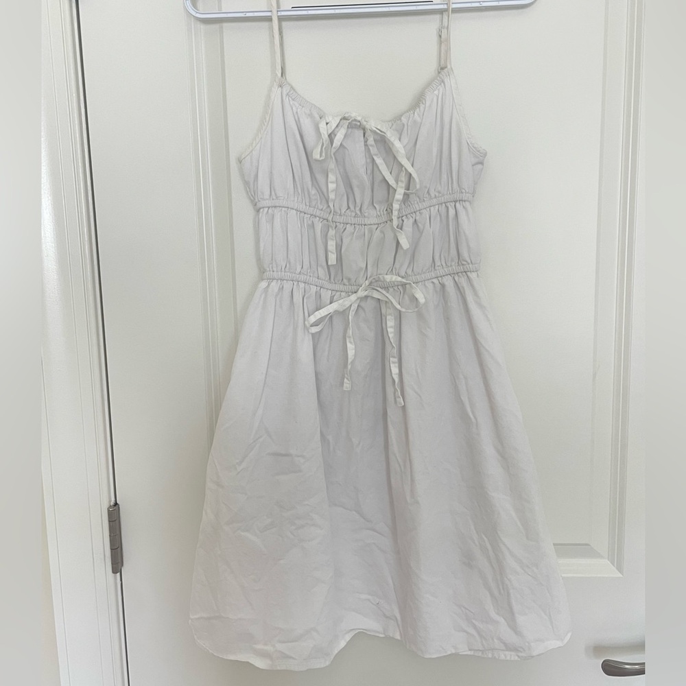 WHITE CORSET SUNDRESS